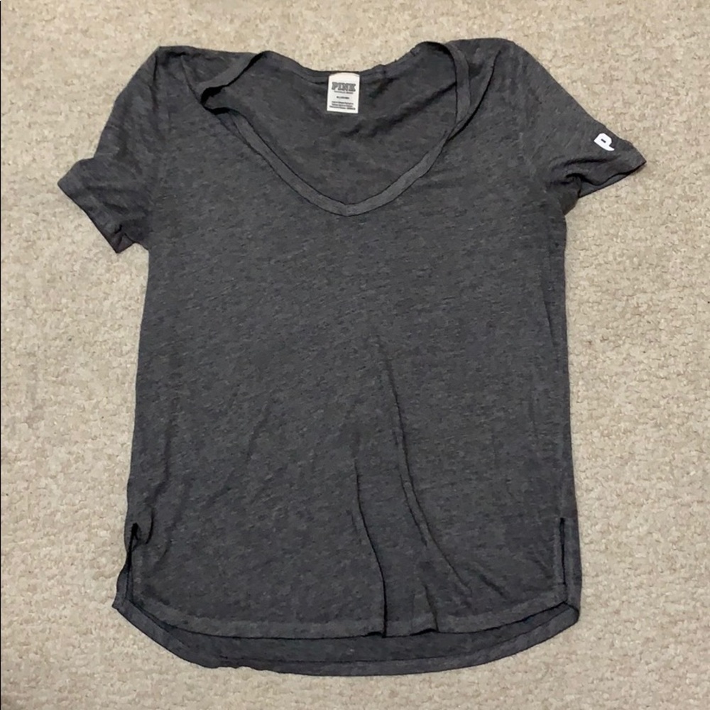 PINK short sleeve scoop neck tee